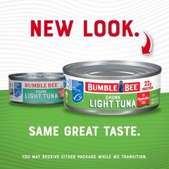 Bumble Bee Chunk Light Tuna In Oil, 5 oz Cans Pack of 24 Wild Caught Skipjac…