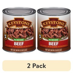 (2 pack) Keystone All Natural Beef, 28 oz Can