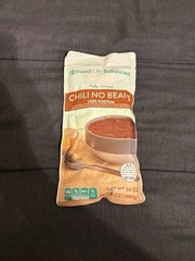 1 Pouch Food Life Balanced Chili NO Beans 24 Oz Ea BB 11/27.