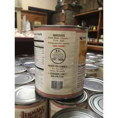Lehman’s All Natural Canned Meat, USA Made Ready to Eat, 28 oz, Case of 12
