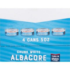 5 oz cans,(Pack of 4) Bumble Bee Chunk White Albacore Tuna in Water