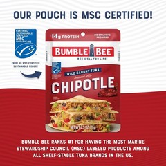 Chipotle Seasoned Tuna, 2.5 oz Pouch – Ready to Eat