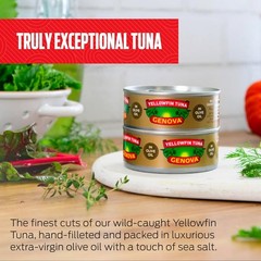 Yellowfin Tuna in Olive Oil 5 Ounce Cans 8 Pack Nutrient Rich Canned Tuna