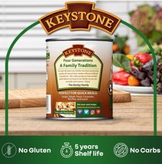 5 Cans – Keystone Meats All Natural Turkey Fully Cooked 28 oz Exp. 2029