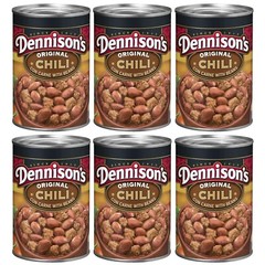 Dennison’s, ORIGINAL Chili Con Carne with Beans, 15oz Can (Pack of 6)