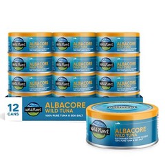 Albacore Wild Tuna, Sea Salt, Canned Tuna, Sustainably Wild-Caught, Pole & Li…