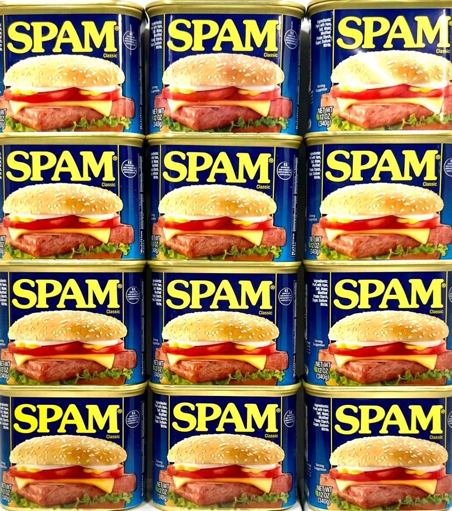 Spam Classic Luncheon Meat 12 oz ( Pack of 12 )