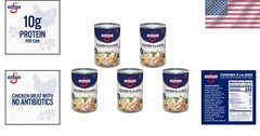 Savory Swanson Canned Chicken a la King, 10.5 OZ Cans – Quick Protein Meal Pack