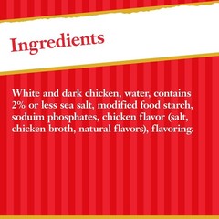 Canned White and Dark Chunk Chicken, 5 Ounce Pack of 12