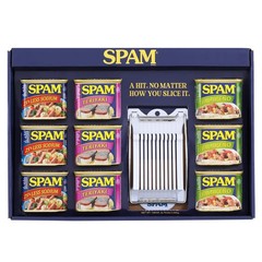 SPAM MEAT BEEF 3 VARIETY FLAVOR HOLIDAY GIFT SET FOR MEN LITE TERIYAKI JALAPENO