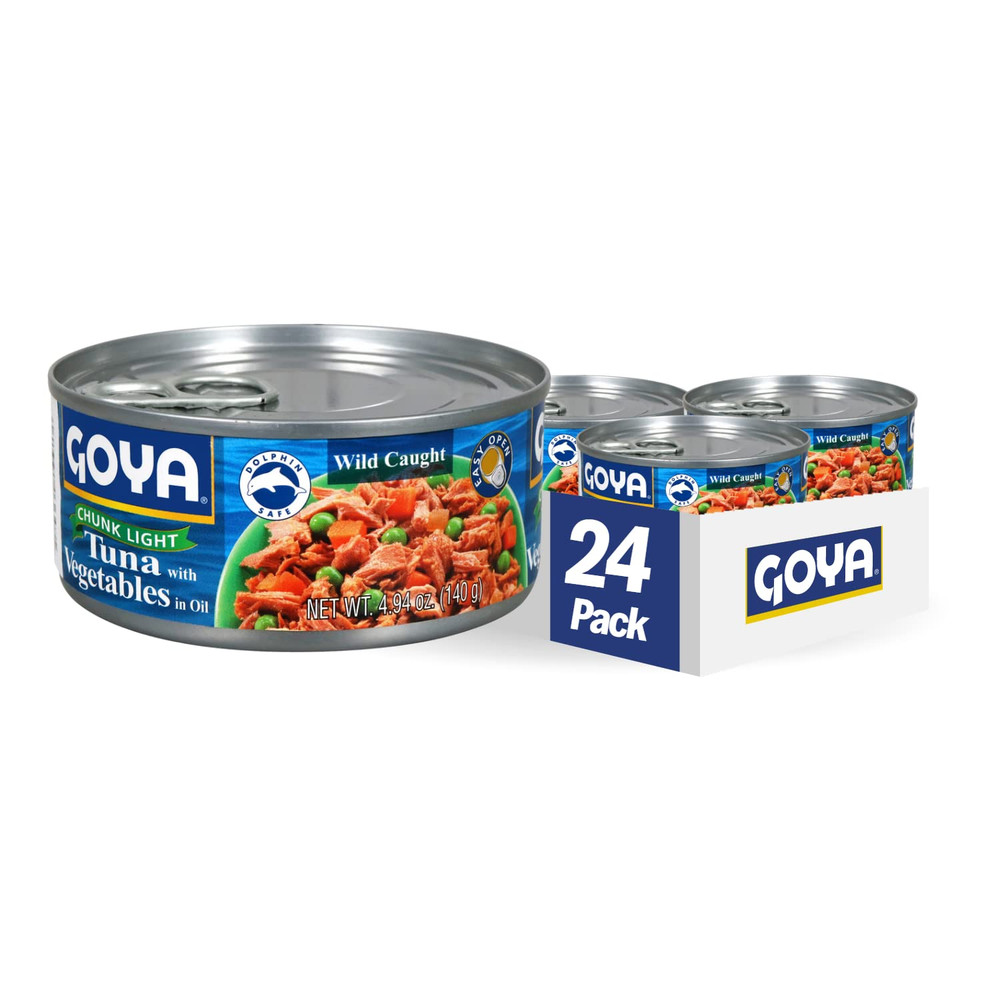 Foods Chunk Light Tuna with Vegetables, Wild Caught, 4.94 Ounce (Pack of 24)
