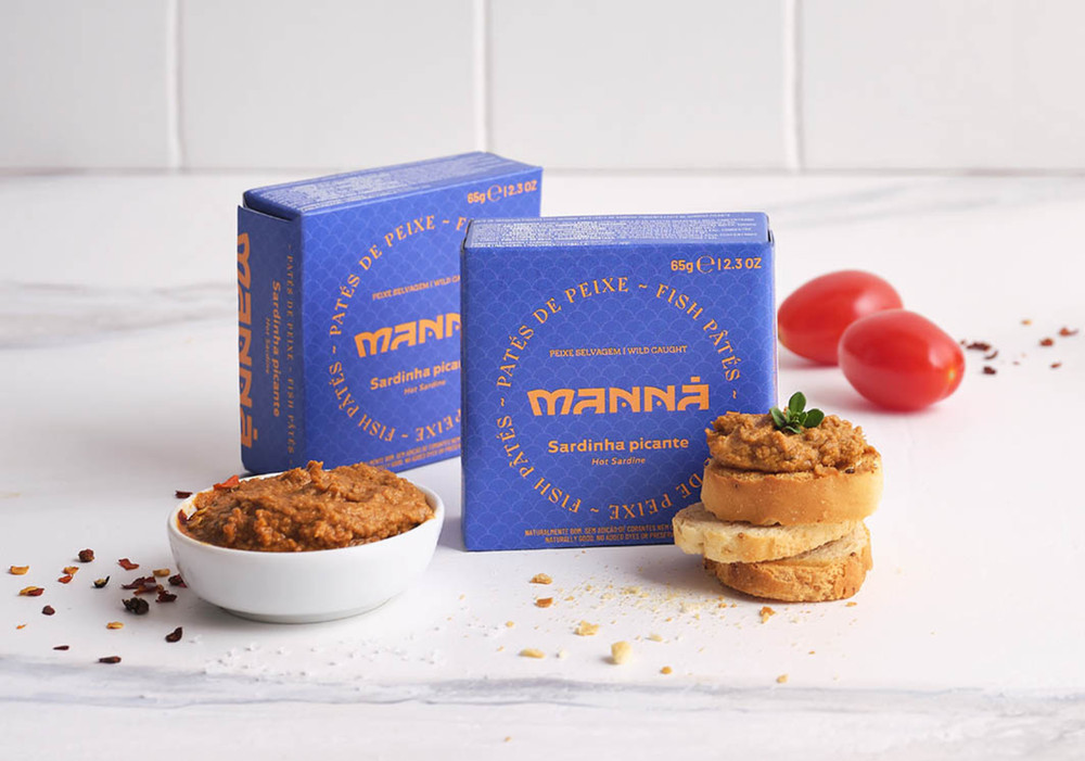 Sardine Pate Manna Spicy Portugal Fish Gourmet Food 6 x 65g (6×2.3oz)