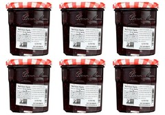 Bonne Maman Four Fruit Preserves, 13 oz Glass Jars Pack of 6 – Non-GMO, Made