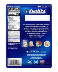 StarKist Premium White Chicken “Big Size”, 5 oz Pouch (1 Pack)