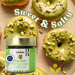L’Oro Del Sud – Pistachio Cream with Sea Salt, Sicilian Sweet & Salty Pistach…
