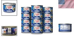 Convenient 12 Pack of Wild Caught Crab Meat – 6 Ounce Cans for Healthy Meals
