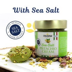 L’Oro Del Sud – Pistachio Cream with Sea Salt, Sicilian Sweet & Salty Pistach…