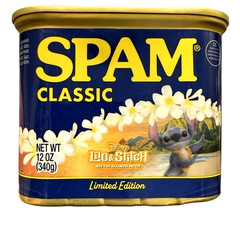 Spam Lilo & Stitch Luncheon Meat Limited Edition 12 oz ( Pack of 3 )~03/2028