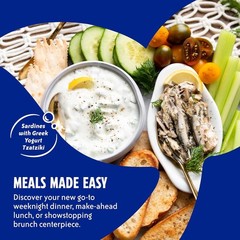 Sardines in Olive Oil, 3.75 Oz. Cans (Pack of 18), Wild Caught Canned Sardines..
