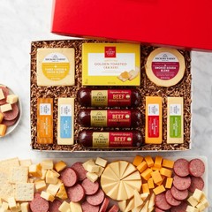 HICKORY FARMS GIFT BASKETS SUMMER SAUSAGE FAMILY PARTY GIFTS CHEESE MUSTARD MEAT