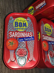 4 Cans Portuguese Sardines in Tomato Sauce Bom Petisco Portugal 4 x 120g 4.23Oz