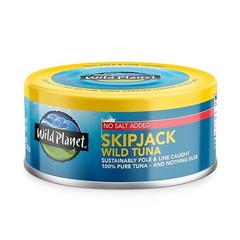 Wild Planet Skipjack Wild Tuna, No Salt Added, Canned Tuna, 5 oz