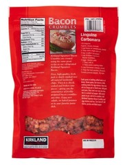 2 Packs Kirkland Signature Bacon Crumbles 20 oz Each Pack, EXP 02/27