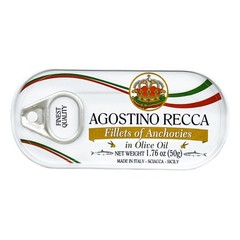 Fillet of Anchovies in Olive Oil, 1.76 oz 50g – Premium Italian Anchovies, Pr…