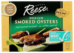Gourmet Medium Smoked Oysters – 3.7 Ounce Cans, 10-Count Gourmet Delight