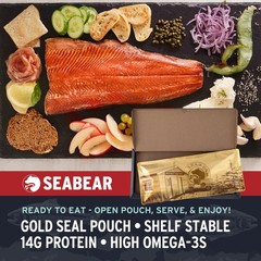 SeaBear – Wild Alaskan Smoked Sockeye Salmon – 1 lb