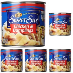 Southern Style Chicken & Dumplings – 5 Pack of 24 oz Cans – Ready-to-Eat Meal