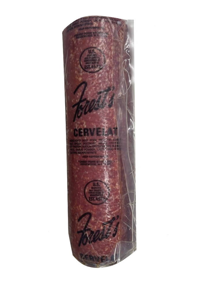German Cervelat Salami With Garlic & Cracked Pepper (3.7Lbs – 3.9Lbs)