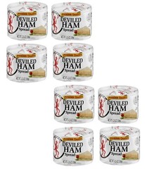 Underwood Premium Deviled Ham Spread 8-Pack | 4.25 oz Flavorful Canned Meat