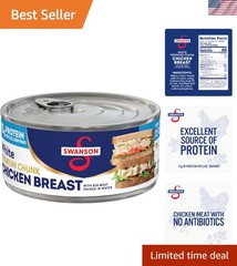 Swanson White Chunk Chicken Breast in Water, 9.75 Oz | Gluten-Free
