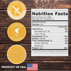 6 Pack Grabill Country Meat Boneless Chicken Cooked in Natural Juices 27 oz Can