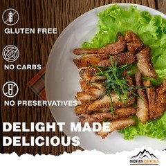 MOUNTAIN ESSENTIALS Fully Cooked Ready to Eat Canned Pork 28 Oz | Pack of 12