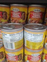 Grace Vienna Sausage Hot and Spicy and regular 4.6 oz cans (Pack of 12)