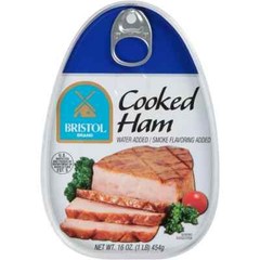 Bristol Smoke Flavor Cooked Ham 16 oz~Exp 3/07/2029