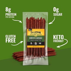 Real Hardwood Smoked Hunter’s Sausage – 36 Meat Sticks, Keto Friendly