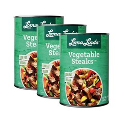 Loma Linda – Low Fat Vegetable Steaks (15 oz.) – Vegan