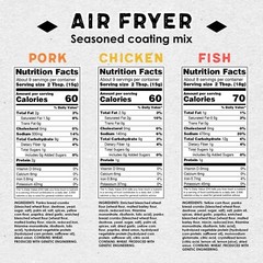 6-Pack Air Fryer Seasoning Mix – Chicken, Fish & Pork – Maximize Flavor & Crunch