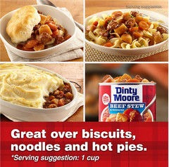 DINTY MOORE Beef Stew Ready To Eat Gluten Free No Preservative 15 oz 8 Pack