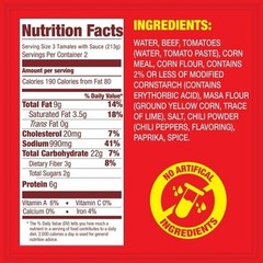 HORMEL Beef Tamales in Chili Sauce, Shelf Stable, 15 Oz Steel Can, (4 pack)