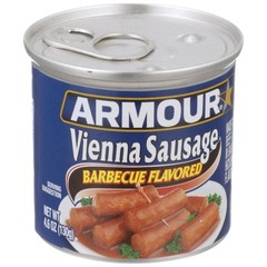 Armour Barbecue Flavored Vienna Sausage, 4.6 Ounce, 24 Packs Per Case