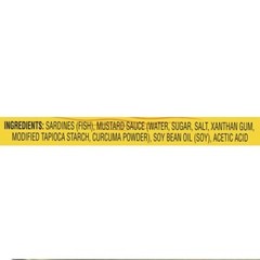 Ocean Prince Sardines in Mustard – 12 Pack of 3.75 oz Cans for Healthy Snacking
