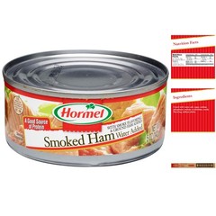 Smoked Canned Ham, Gluten-Free, 5oz Pack of 12 – High Protein Delight