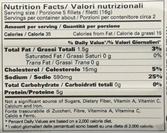 – Flat Fillets of Anchovies in Olive Oil, (3)- 2 Ounce. Tins