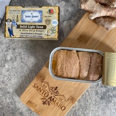 6 Pk: Santo Amaro Pole & Line Wild Tuna Fillets in Virgin Olive Oil – GINGER