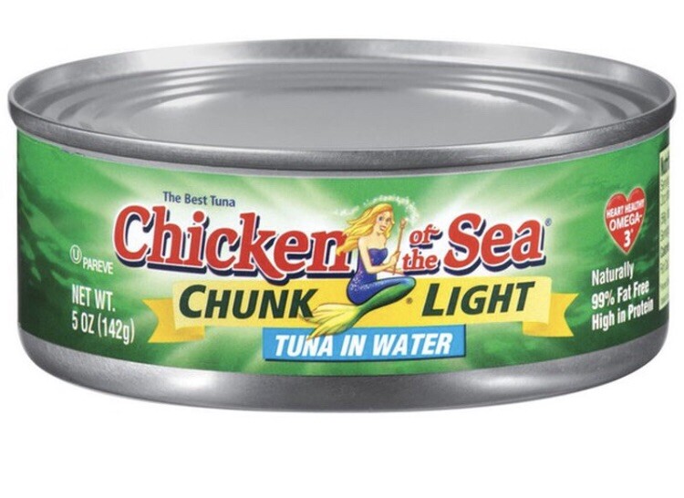 Chicken Of The Sea Chunk Light Tuna In Water 5 Ounce (Pack Of 10 Cans)