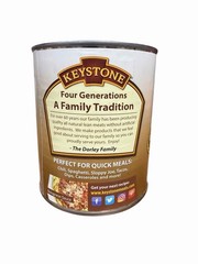 Keystone Meats All Natural Canned Ground Beef – 28oz, EXP 10/08/2029